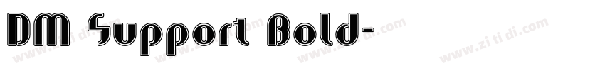 DM Support Bold字体转换